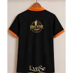 Logolu Polo Yaka T-Shirt (Siyah-Turuncu) Logolu Polo Yaka T-Shirt (Siyah-Turuncu)