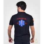 Paramedik Lakost Kısa Kol T-Shirt Lacivert