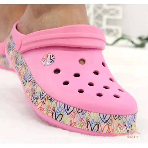 Pembe Hearts R-Clogs