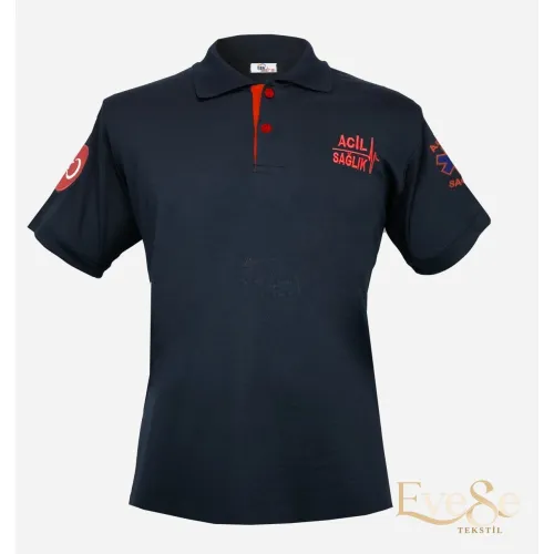 İ-Sportive Polo Yaka Acil Sağlık T-Shirt İ-Sportive Polo Yaka Acil Sağlık T-Shirt