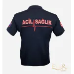 İ-Sportive Polo Yaka Acil Sağlık T-Shirt İ-Sportive Polo Yaka Acil Sağlık T-Shirt