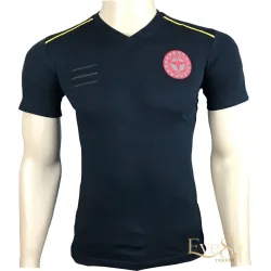 Yeni 112 Lacivert Penye Koton V Yaka T-Shirt Yeni 112 Lacivert Penye Koton V Yaka T-Shirt