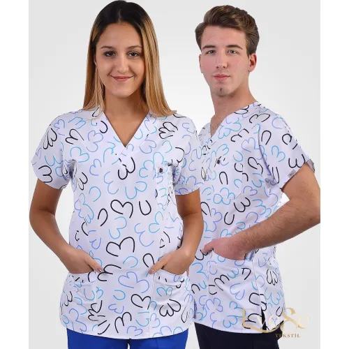 Yonca Çizgili Alpaka Üst Desenli Yonca Çizgili Alpaka Üst Desenli