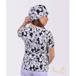 Mickey Mouse Terikoton Üst Desenli