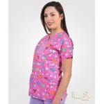 Terikoton Üst Desenli (Pembe Dişler ve Diş Macunu) Terikoton Üst Desenli (Pembe Dişler ve Diş Macunu)