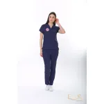 Lacivert Hemşire Forması Likralı Scrubs Takım (Patriot Blue) Lacivert Hemşire Forması Likralı Scrubs Takım (Patriot Blue)