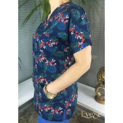 Likralı Terikoton Üst Desenli (Yeşil Yapraklar) Likralı Terikoton Üst Desenli (Yeşil Yapraklar)