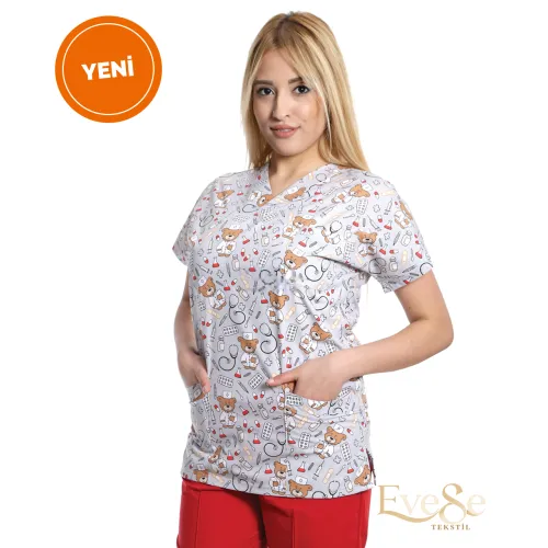 Terikoton Üst Desenli (Ayıcık) Terikoton Üst Desenli (Ayıcık)