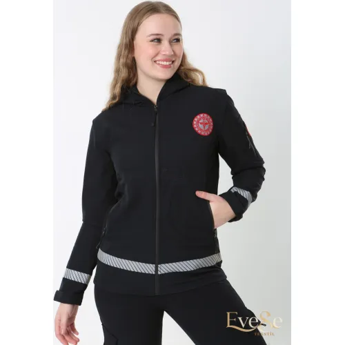 Yeni 112 Kapüşonlu Ceket Mont (Softshell)