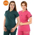 Cerrahi Yaka Terikoton Takım (Unisex)