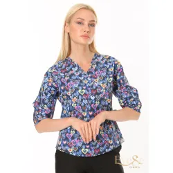 Kelebek Model Desenli Takım Renkli Kalpler Kelebek Model Desenli Takım Renkli Kalpler