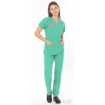 Mint Yeşili Aile Sağlığı Çalışan Forması Likralı Scrubs Takım (Bermuda) Mint Yeşili Aile Sağlığı Çalışan Forması Likralı Scrubs Takım (Bermuda)