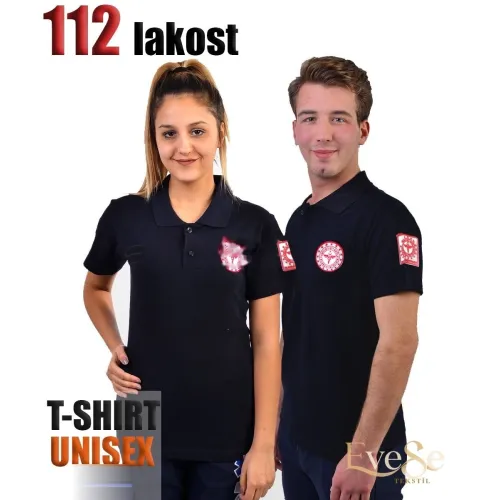 112 Lakost Kısa Kol T-Shirt (Lacivert) 112 Lakost Kısa Kol T-Shirt (Lacivert)