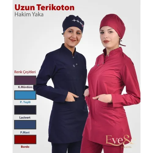 Hakim Yaka Uzun Terikoton Takım Hakim Yaka Uzun Terikoton Takım