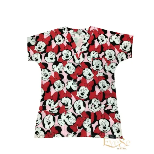 Terikoton Üst Desenli (Mickey Mouse Pembe) Terikoton Üst Desenli (Mickey Mouse Pembe)