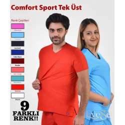 Comfort Sport V Yaka Tek Üst Comfort Sport V Yaka Tek Üst