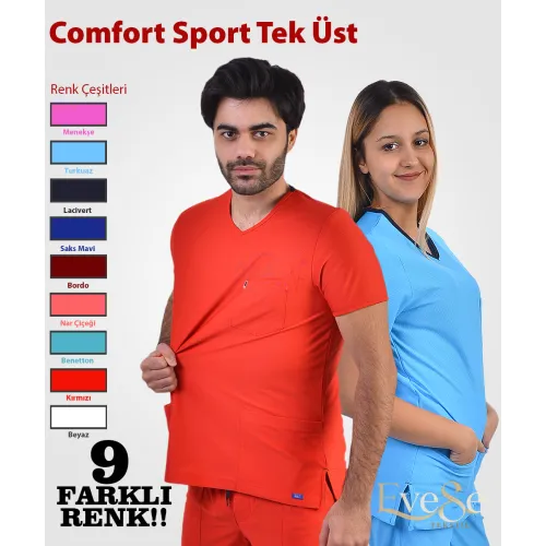 Comfort Sport V Yaka Tek Üst Comfort Sport V Yaka Tek Üst