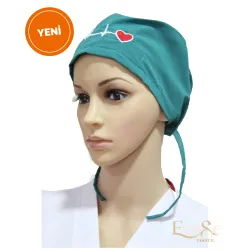 Ritim Desenli Bone Ameliyathane Yeşili